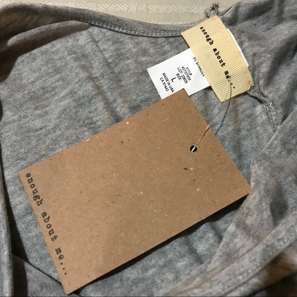 ENOUGH ABOUT ME NWT Elephant Grey Maxi Dress - Picture 4 of 5